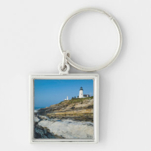 Maine, Pemaquid Point, Pemaquid Point Lighthouse Keychain