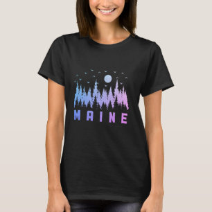 Maine Pine Tree Pride State Nature Lover Forest Hi T-Shirt