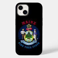MAINE PINE TREE STATE FLAG