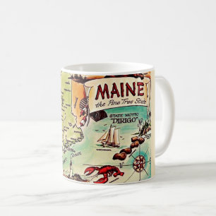 Maine - Pine Tree State Postcard Mug
