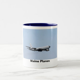 Maine Planes Two-Tone Coffee Mug