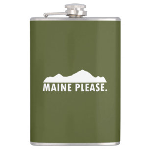 Maine Please Hip Flask