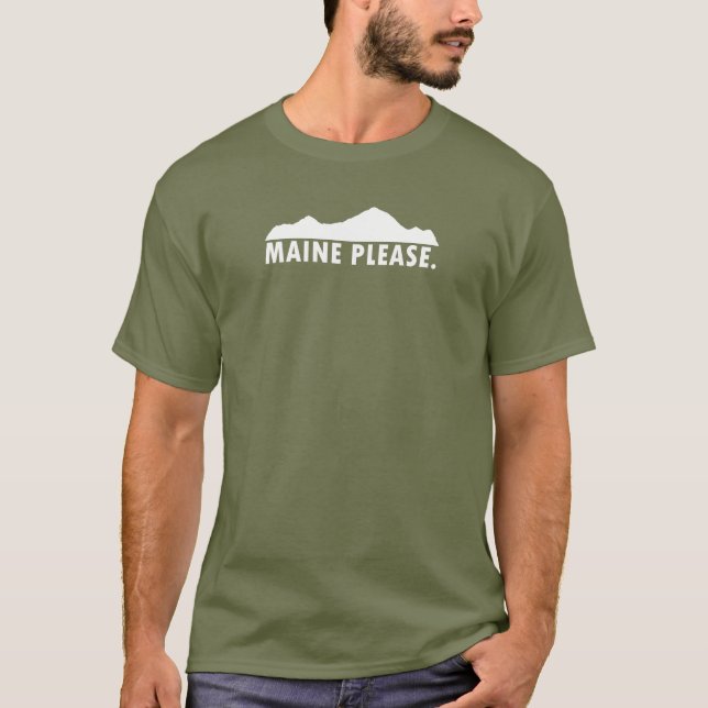 Maine Please T-Shirt (Front)