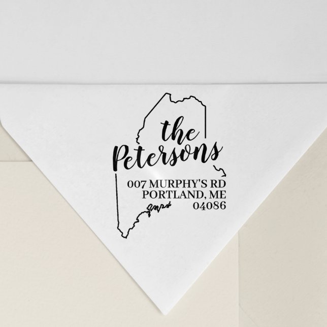 Maine Return Address Stamp Self-Inking (Creator Uploaded)