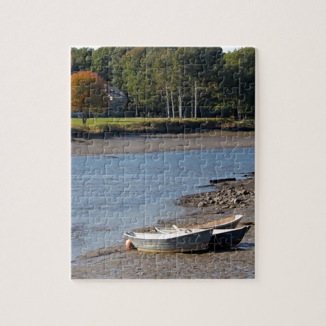 Maine Rowboats Water Photo Jigsaw Puzzle (Vertical)