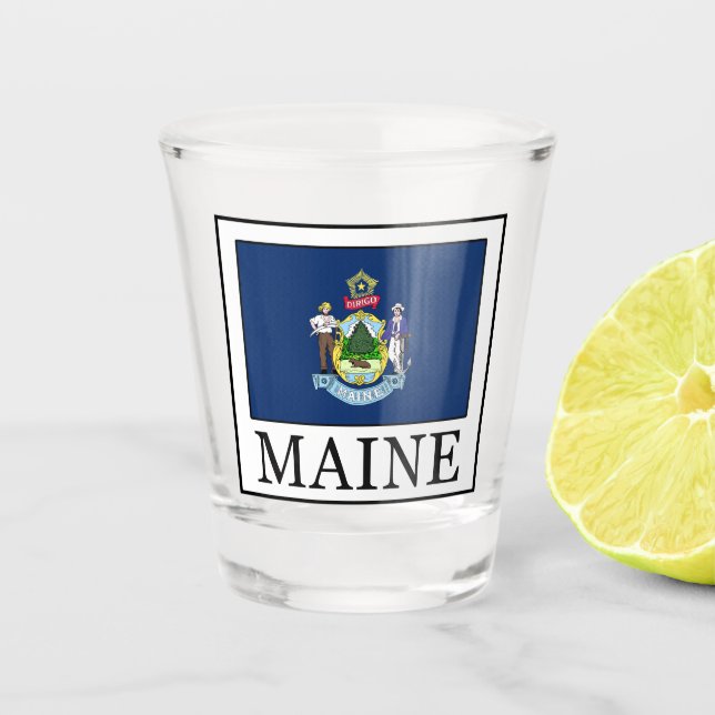 Maine Shot Glass (Front)