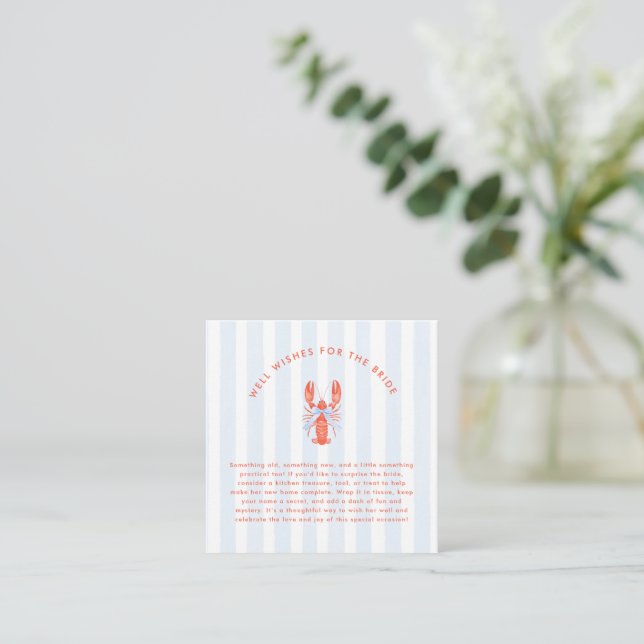 Maine Squeeze Bridal Shower Wishing Well Enclosure (Standing Front)