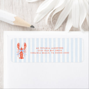 Maine Squeeze Coastal Lobster Bridal Shower Sign 