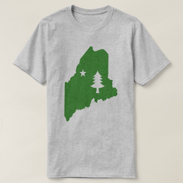 Maine State T-Shirt (Design Front)