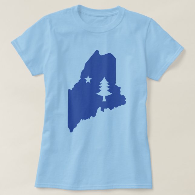 Maine State T-Shirt (Design Front)