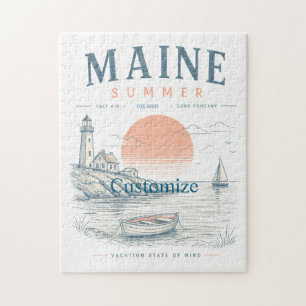 Maine Summer Fun Thunder_Cove Jigsaw Puzzle