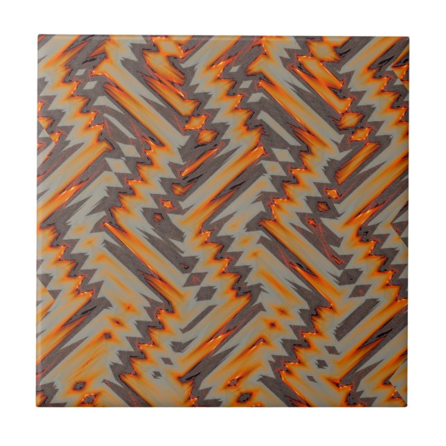 Maine Sunset Abstract 4, 2018 | SVP Images Tile (Front)