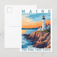 Maine the Pine Tree State USA Travel Place
