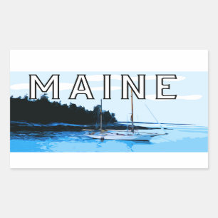 Maine theme sticker