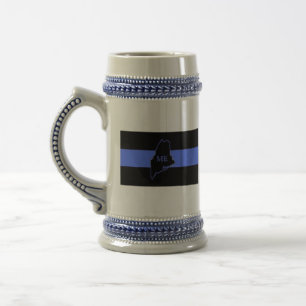 Maine Thin Blue Line Stein