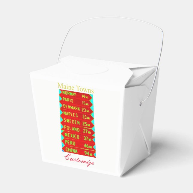 Maine Towns Sign Thunder_Cove Favor Box (Front Side)