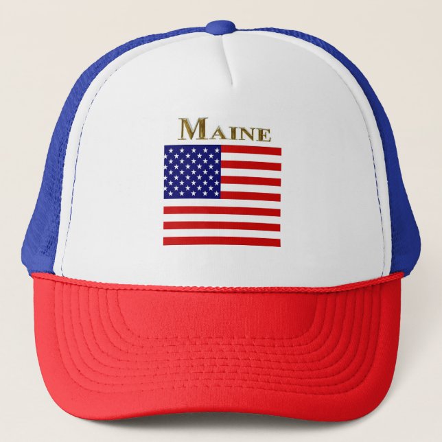 MAINE TRUCKER HAT (Front)