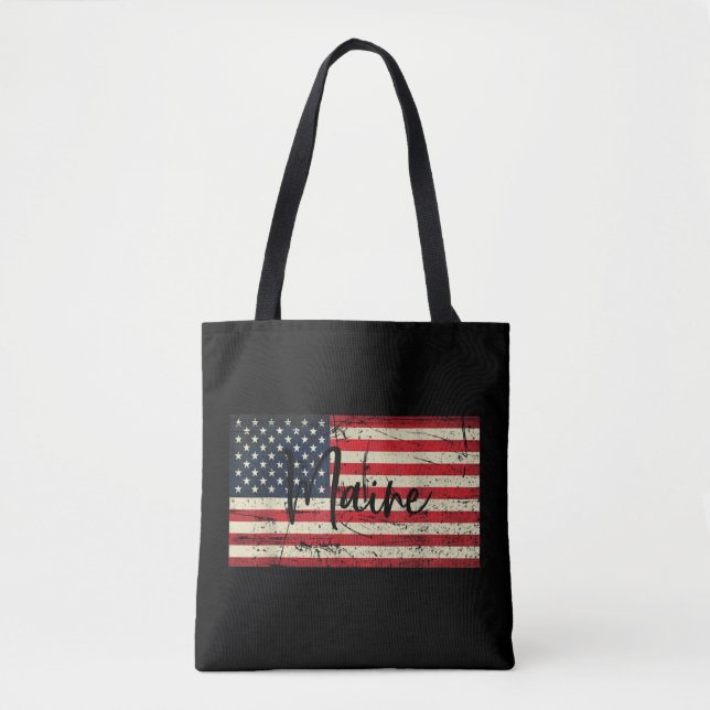 Maine USA State America  Tote Bag (Front)