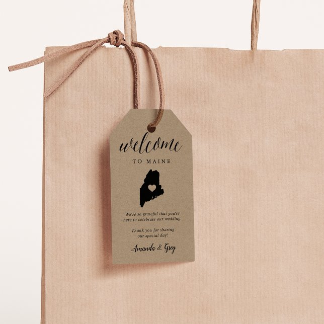 Maine Wedding Welcome Gift Tags (Creator Uploaded)
