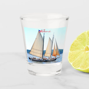 Maine Windjammer Sailing Thunder_Cove Shot Glass