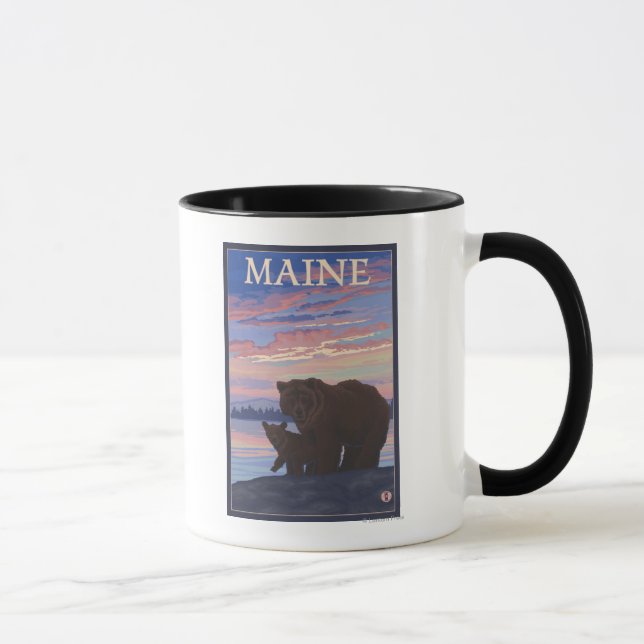 MaineBear and Cub Mug (Right)
