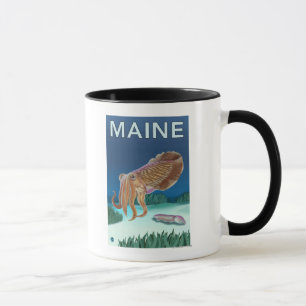 MaineCuttlefish Scene Mug