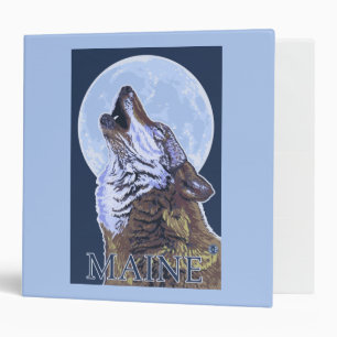 MaineHowling Wolf Binder