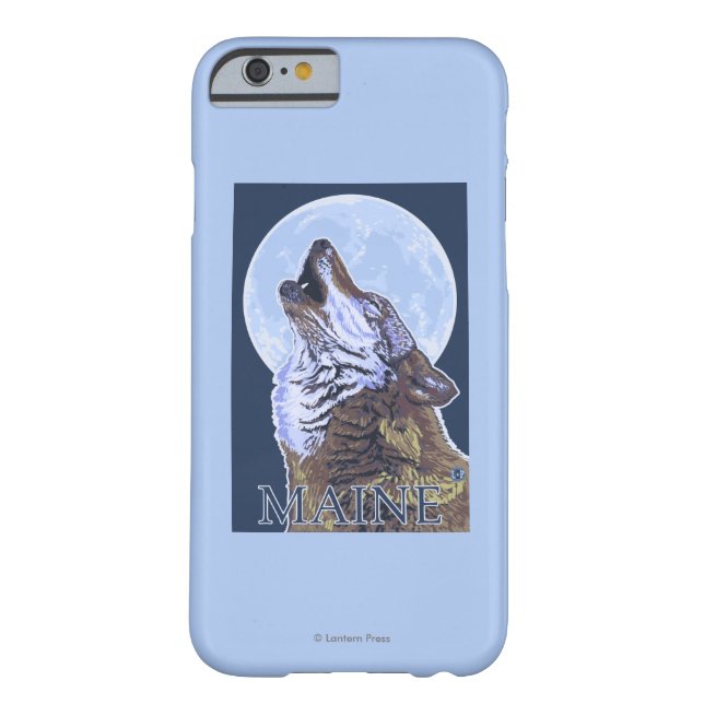 MaineHowling Wolf Case-Mate iPhone Case (Back)