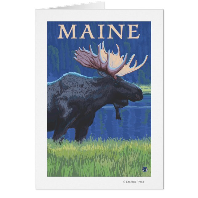 MaineMoose in the Moonlight (Front)
