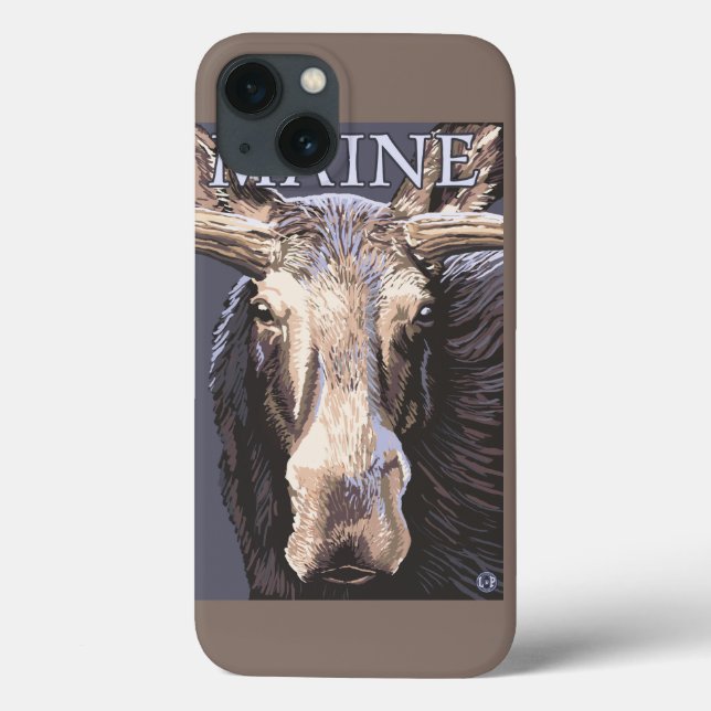 MaineMoose Up Close Case-Mate iPhone Case (Back)