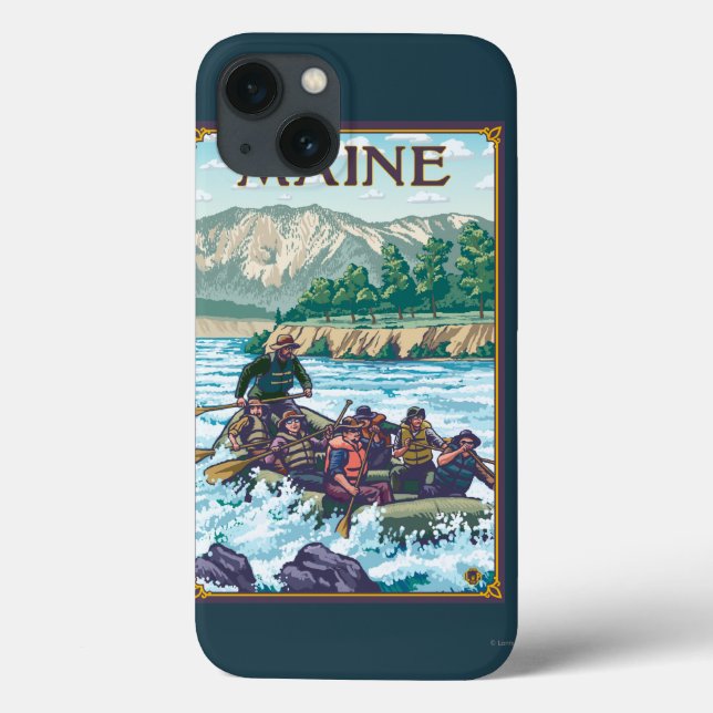 MaineRiver Rafting Scene Case-Mate iPhone Case (Back)