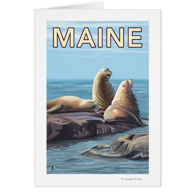 MaineSea Lions Scene (Front)