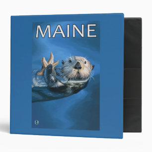 MaineSea Otter Scene Binder