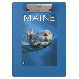 MaineSea Otter Scene Clipboard