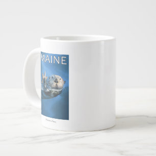 MaineSea Otter Scene Large Coffee Mug