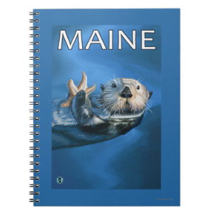 MaineSea Otter Scene Notebook
