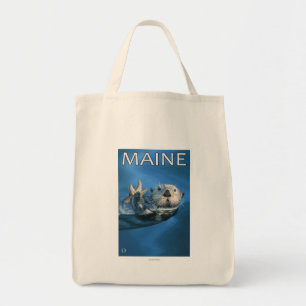 MaineSea Otter Scene Tote Bag