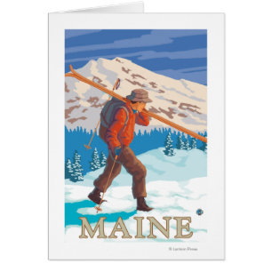 MaineSkier Carrying Skis