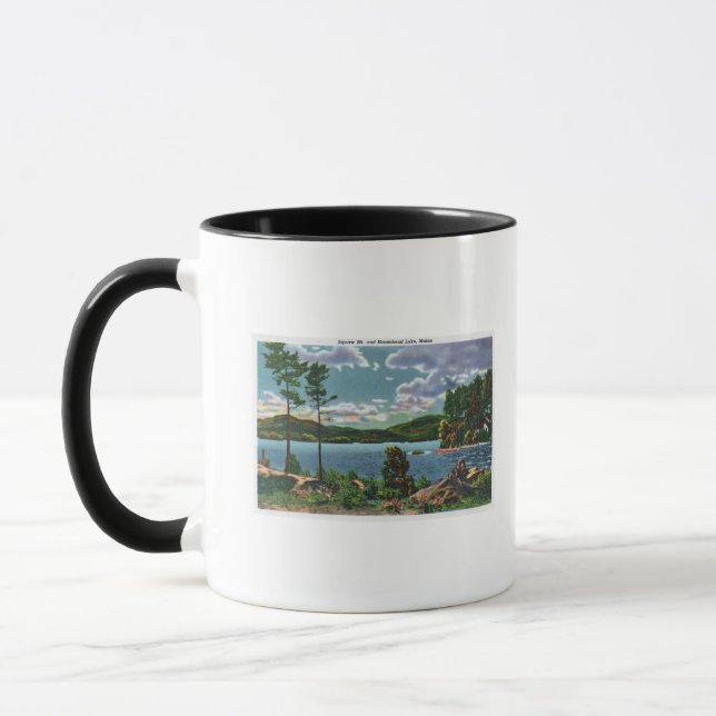 MaineView of Squaw Mountain and Moosehead Lake Mug (Left)