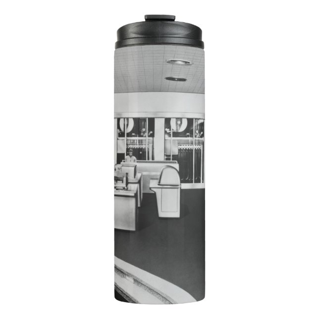 MAINFRAME COMPUTERmainframe, vintage, retro, techn Thermal Tumbler (Front)