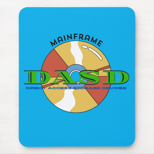 Mainframe Direct access storage devices (DASD) Mouse Pad (Front)