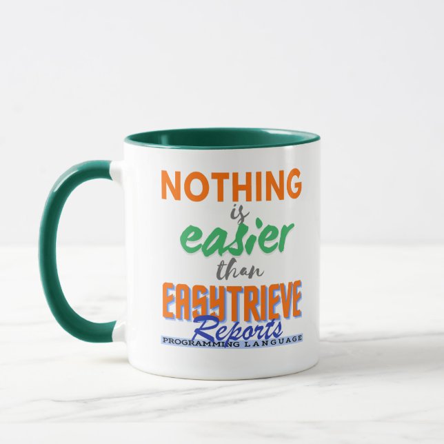 Mainframe Easytrieve Programming Language Mug (Left)