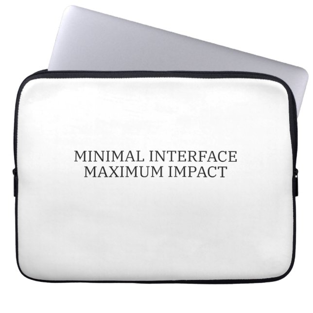 Mainframe Insulation | Minimal Interface Padded  Laptop Sleeve (Front)