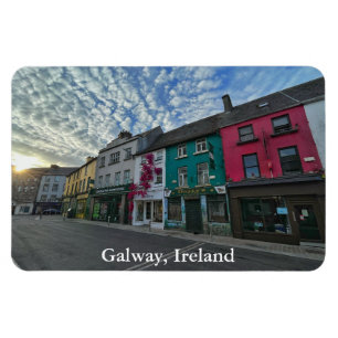 Mainguard street in Galway, Ireland Magnet