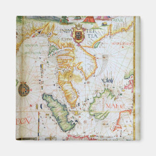 Mainland Southeast Asia, detail from world atlas Magnet