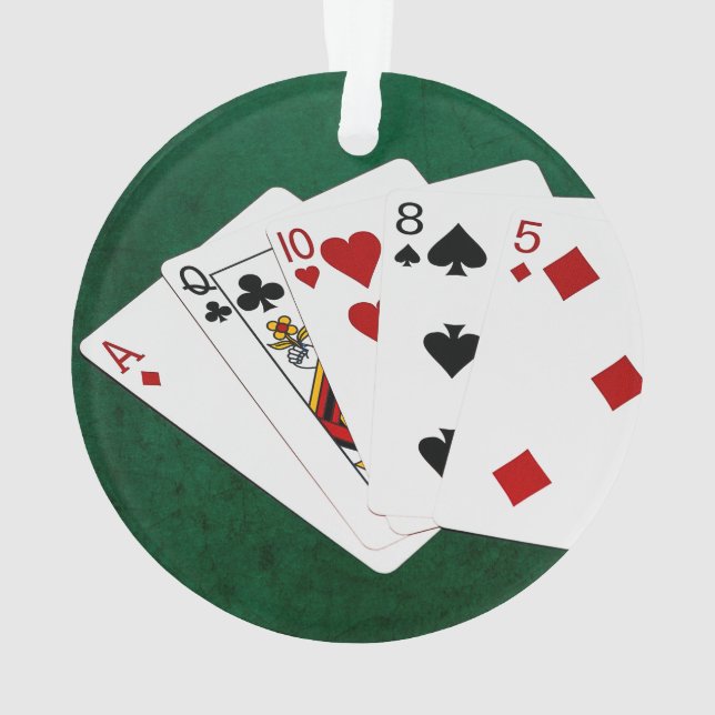 Mains de poker - Carte haute - As (dos)