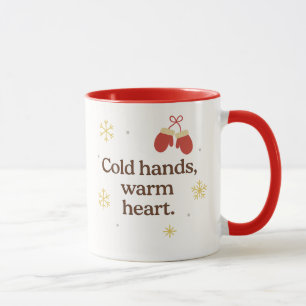 Mains Froides, Cœur Chaud Mug Hiver Cozy