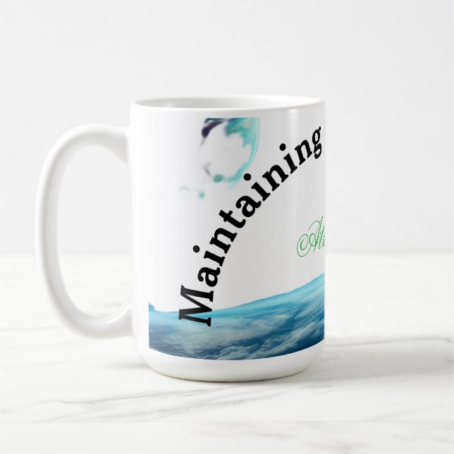 maintaining Earth's climate Coffee Mug (Left)