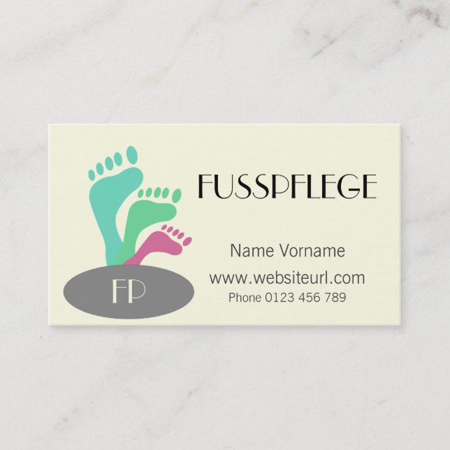 maintenance business card (Front)