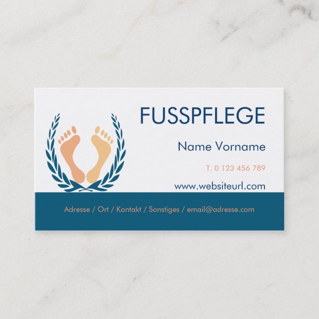 maintenance business card (Front)